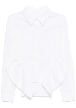 Besfxxk asymmetric shirt - White