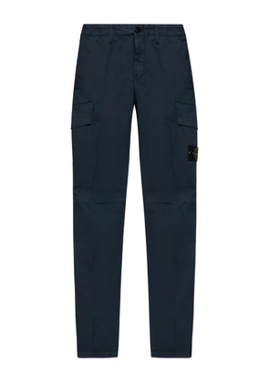 Stone Island cotton twill cargo trousers - Blue