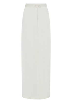 Rosetta Getty mesh skirt - White