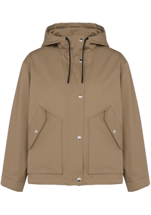 Yves Salomon cotton-blend jacket - Brown