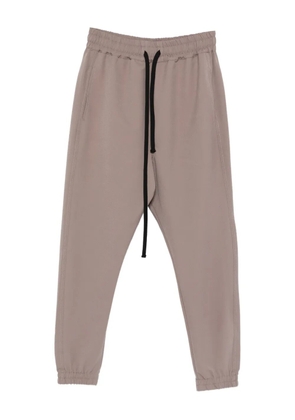 HAMZA Sicily elastic-cuffed drawstring trackpants - Neutrals