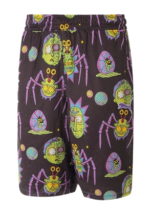 PUMA x Rick and Morty AOP graphic-print shorts - Brown