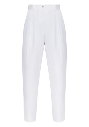 Dolce & Gabbana tailored tapered trousers - White