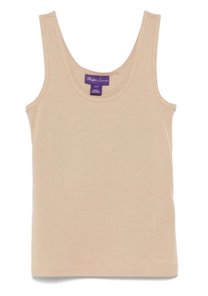 Ralph Lauren Collection fine-ribbed tank top - Neutrals