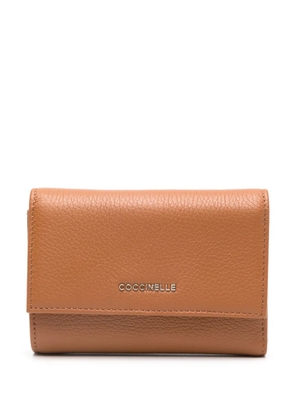 Coccinelle Metallic Soft wallet - Brown