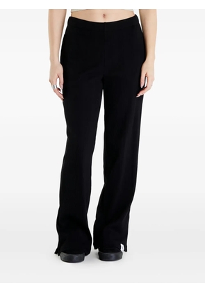 Calvin Klein ribbed side-pocket trousers - Black