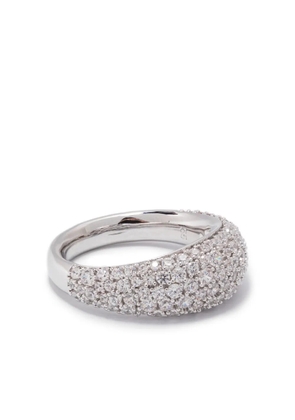 Swarovski Sublima pavé-set dome ring - Silver