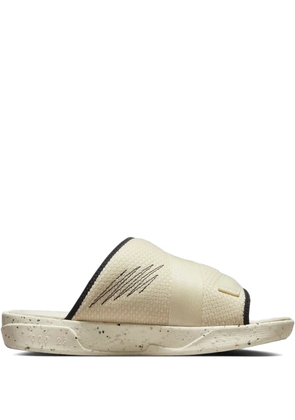 Jordan Crater double-strap slides - White