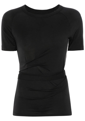 Y-3 3 Stripes-logo T-shirt - Black