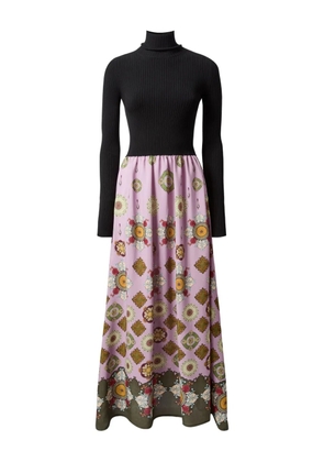 La DoubleJ Lunaria turtleneck maxi dress - Pink