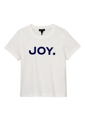 Marc Jacobs Joy velvet-logo T-shirt - White