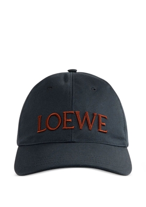 LOEWE logo-embroidered baseball cap - Blue