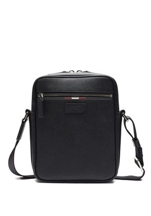 Bally stripe-detail messenger bag - Black