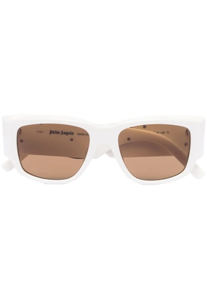 Palm Angels Eyewear Laguna cat-eye frame sunglasses - White