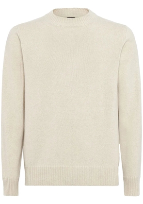 Boggi Milano crew neck cashmere jumper - Neutrals