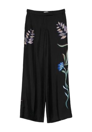 Dorothee Schumacher floral-print palazzo pants - Black