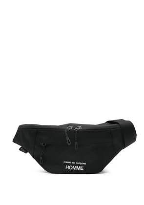 Comme des Garçons Homme logo-embroidered belt bag - Black