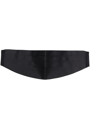 FURSAC pleated silk cummerbund belt - Blue