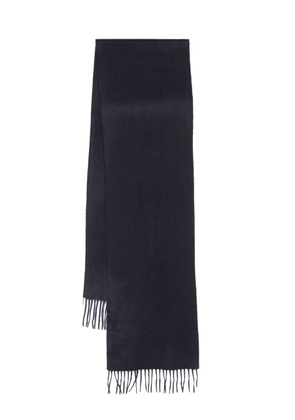 Aspinal Of London knitted cashmere scarf - Blue