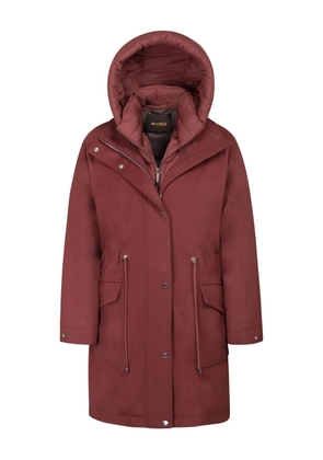 Moorer Alimena-Le hooded jacket - Red