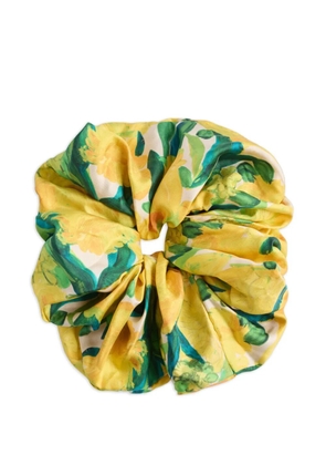 La DoubleJ floral-print scrunchie - Yellow