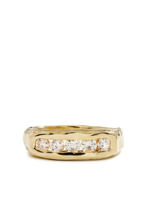 Fie Isolde 14K yellow gold Evoke diamond ring