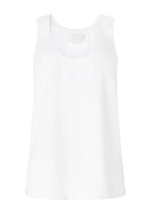 Genny scoop-neck side-slit top - 003