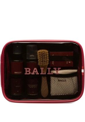 Bally shoe care travel kit - Red