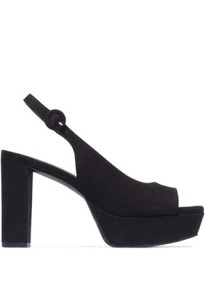 Bernardo 90mm Vega peep-toe platform pumps - Black