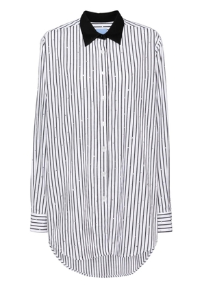 Macgraw striped oversized shirt - Black