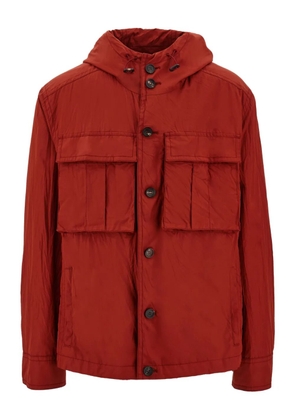 Ferragamo drawstring hooded jacket - Red