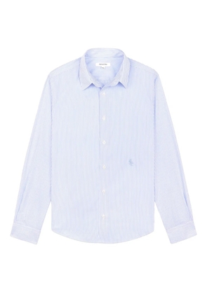 Sporty & Rich striped button-up shirt - Blue