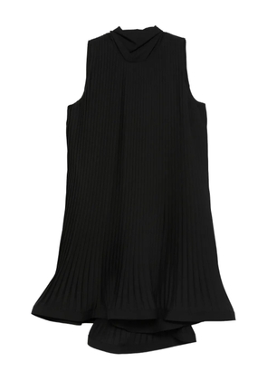 P.A.R.O.S.H. pleated mini dress - Black