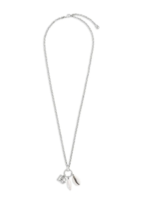 Dolce & Gabbana DG logo necklace - Silver