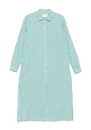 MC2 Saint Barth striped shirt dress - Green