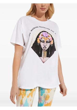 One Teaspoon round-neck T-shirt - White