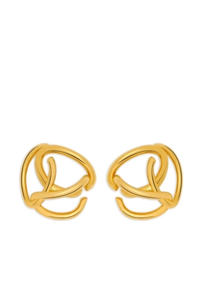 Oscar de la Renta knot earrings - Gold