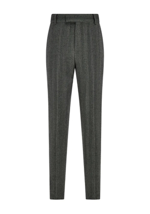 Ferragamo herringbone trousers - Grey