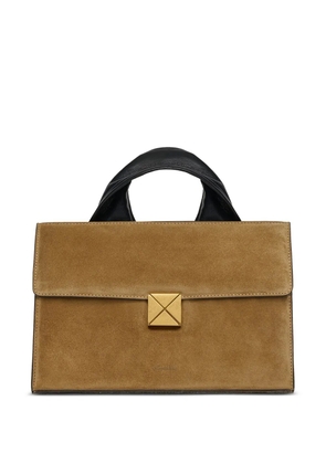 Nanushka logo-print tote bag - Brown