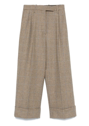 Thom Browne Ginclub check Cheviot tweed trousers
