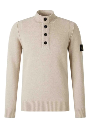 Stone Island turtleneck button sweater - Neutrals