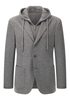 Boggi Milano Madison hooded blazer - Grey