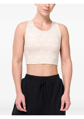 SQUATWOLF Brami geometric-print sports bra - Grey