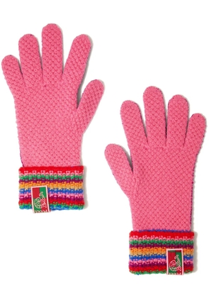 PUCCI knitted gloves - Pink