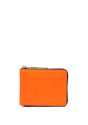 Comme Des Garçons Wallet colour-block leather wallet - Orange