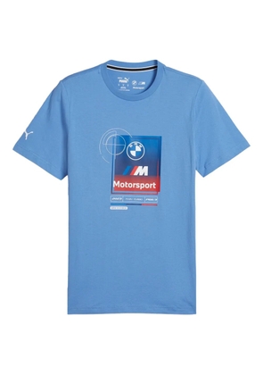 PUMA x BMW M Motorsports logo-print T-shirt - Blue