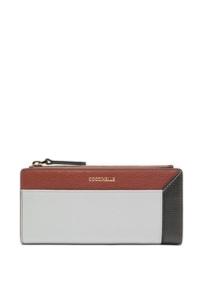 Coccinelle Loreen zip-fastening panelled wallet - White