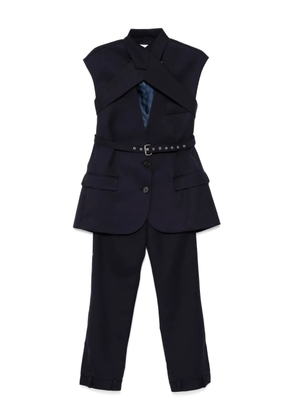 Monse deconstructed tailored trousers - Blue