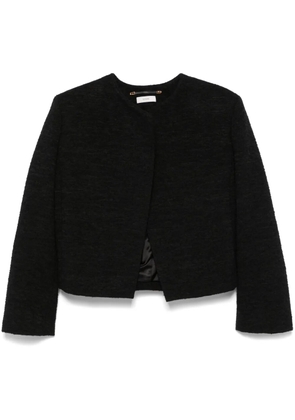TOTEME cropped bouclé jacket - Black