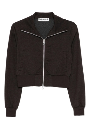 OUR LEGACY zip-up cardigan - Brown